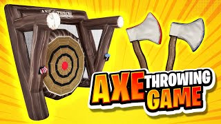 Axe Throwing Game | Carnival Game Rental Columbia, SC | Axe Throw Inflatable for Rent | Party Rental