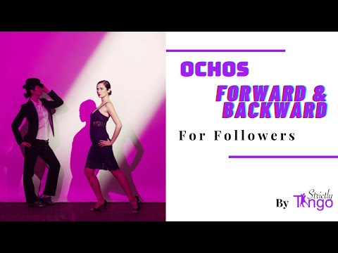 How to Do Ochos for Followers: Forward and Backward | Online Tango Class | Argentine Tango at Home