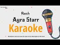 Ayra Starr Rush Karaoke Version