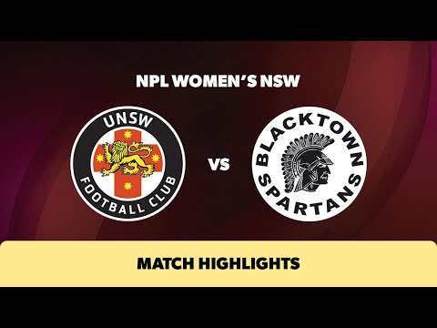NPL Women's NSW Round 26 Highlights – UNSW FC v Blacktown Spartans