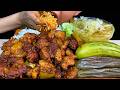 Spicy Pork Belly With Mango Rice MUKBANG SOUNDS
