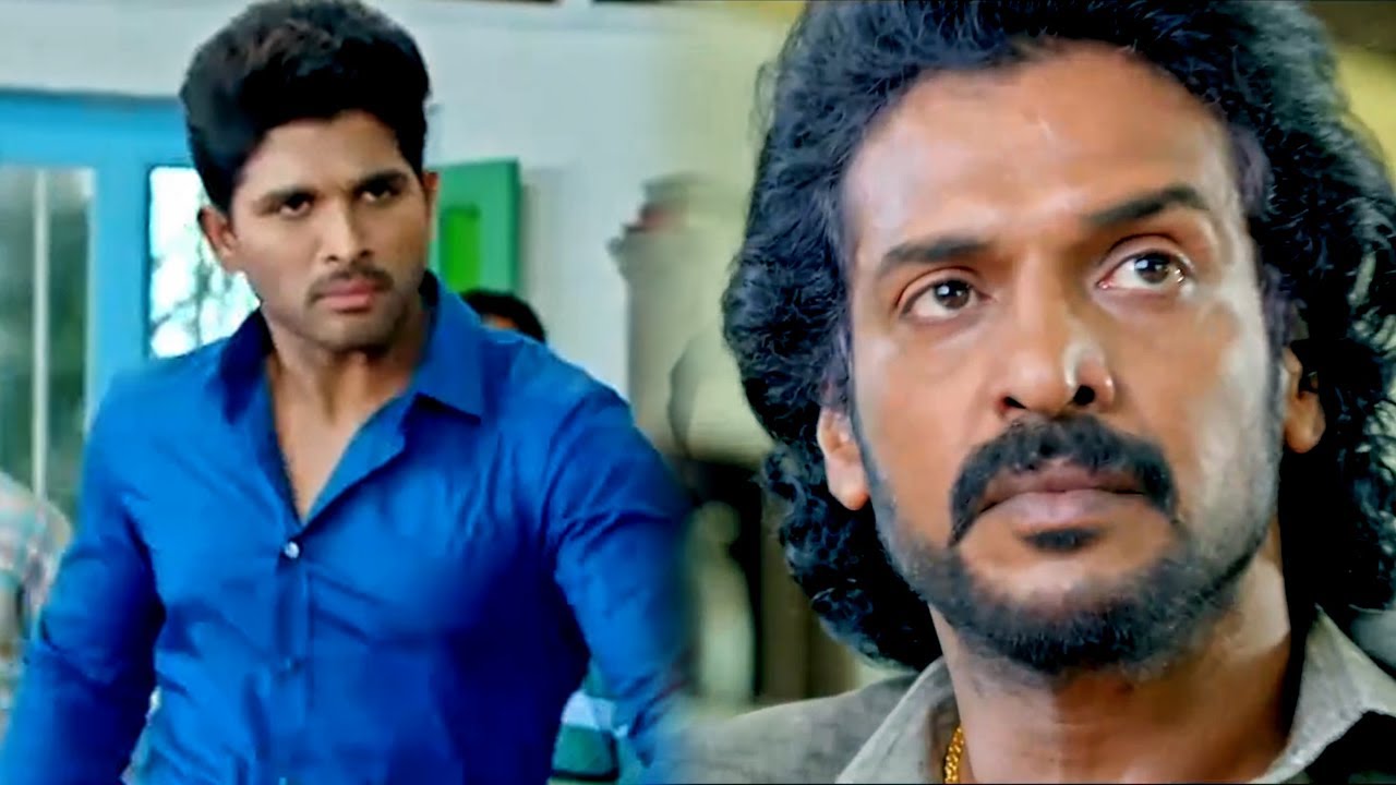 अल्लू अर्जुन ने उपेन्द्र की जान बचा ली l Son of Satyamurthy Movie Best Scene