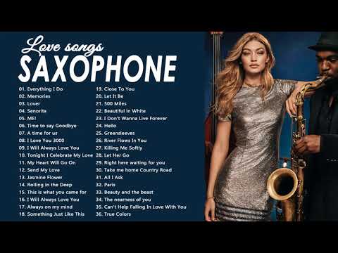 Greatest 200 Romantic Saxophone Love Songs - Best Relaxing Saxophone Songs Ever - Instrumental Music