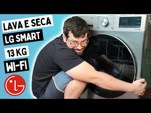 Lava e Seca Smart LG VC4 13kg com Wifi