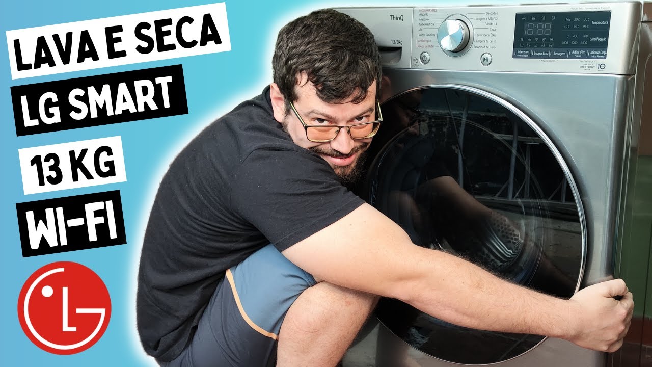 Lava e Seca Smart LG VC4 13kg com Wifi