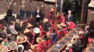 Drummers, dancers and politicians elected an aboriginal woman to British Columbia's Legislature