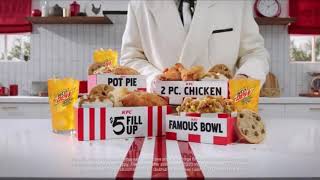 KFC five dollar fill up - only for 5 bucks Now that finger licking good