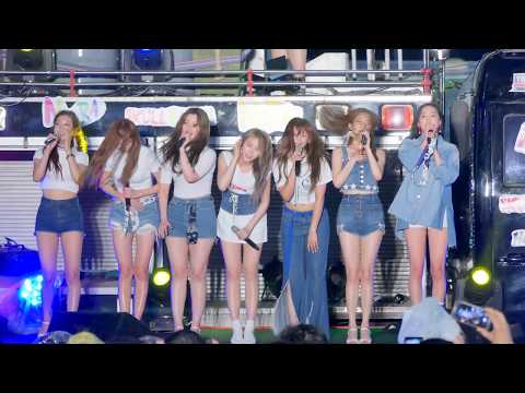 170722 씨엘씨 (CLC) 해운대 City Block SKULL&HAHA NORA 공연 직캠