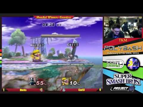 [SSBPM] Winners Quarters @ Polybash XVI - MorKs (Wario) VS Carlil (Wolf)
