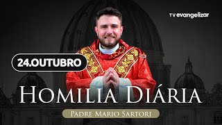 Daily Homily with Father Mario Sartori on @TVEvangelizarOficial | 10/24/25