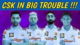 IPL 2023 - Chennai Super Kings in Big Trouble Only 18 Members Squad Left For Next Match