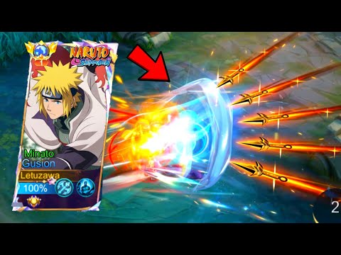FINALLY!! GUSION "MINATO" SKIN IS HERE🔥 + INTENSE GAMEPLAY!
