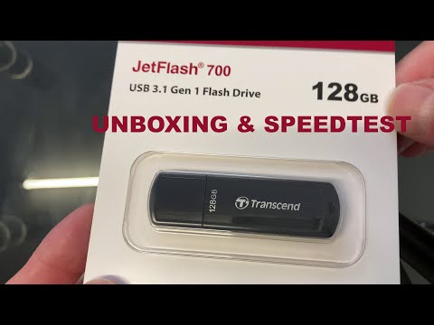 TRANSCEND JETFLASH 700 128GB USB 3.0 video