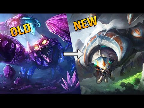 Evolution of All Splash Arts in League of Legends PART 2(Old vs New)