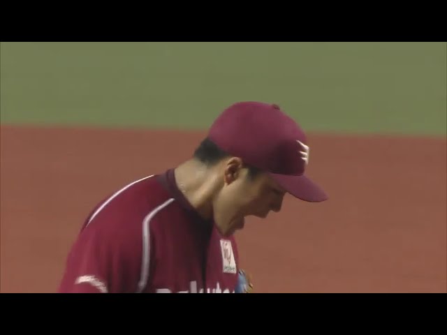 【6回裏】1点リードで2アウト満塁フルカウント イーグルス・則本の選んだ球種は!? 2017/10/2 L-E