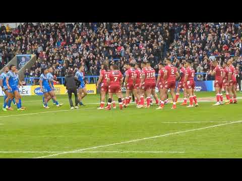 Tonga v Samoa - RLWC2021 - Sipi Tau v Siva Tau. Spine Tingling