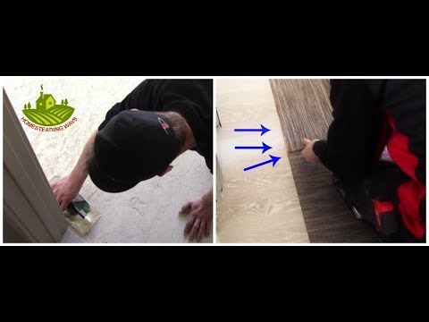 Installing carpet tiles