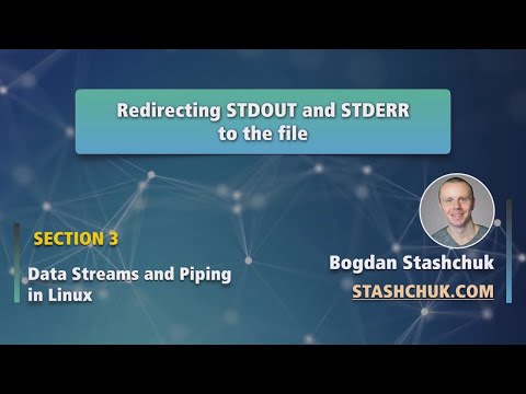 Linux Tutorial 17 Redirecting STDOUT and STDERR to the file