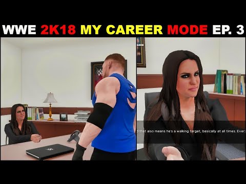 WWE 2K18 My CAREER MODE Ep.3 - Meeting Stephanie Mcmahon & Draft To RAW || Episode 3
