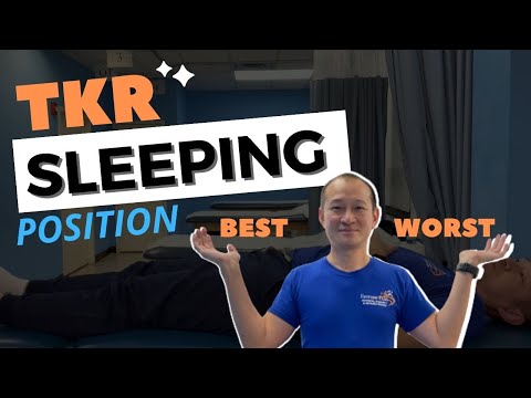 Best & Worst Sleeping Position after Total Knee Replacement