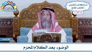 178 - الوضوء بعد الكلام المُحرّم - عثمان الخميس
