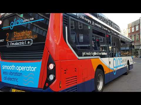 Here is the stagecoach bus 29107 on the number 2 in Guildford