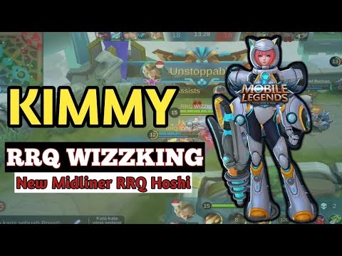 Gameplay Kimmy Astrocat by WIZZKING | New Midliner RRQ ~ Mobile Legends