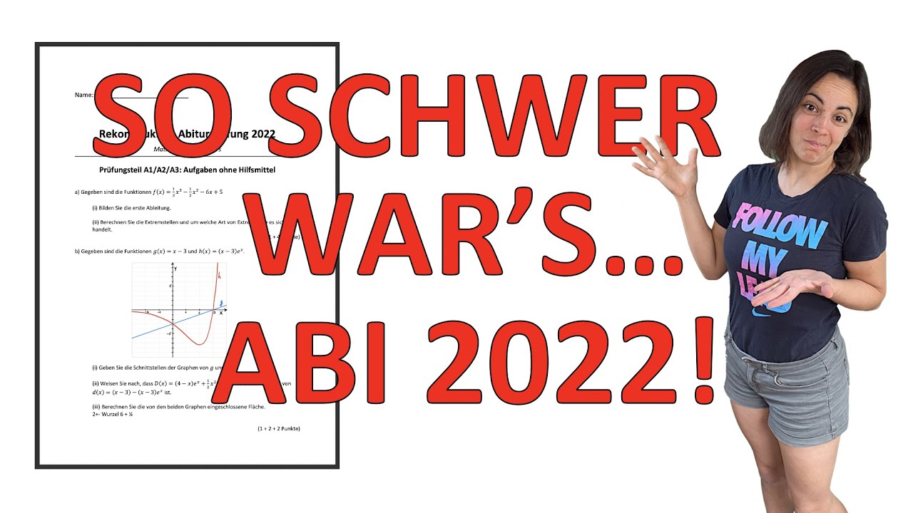 🤯😩😭 So schwer war das ABI 2022 in NRW! | Aufgaben und Lösungen Abitur OHimi | Rekonstruktion Klausur