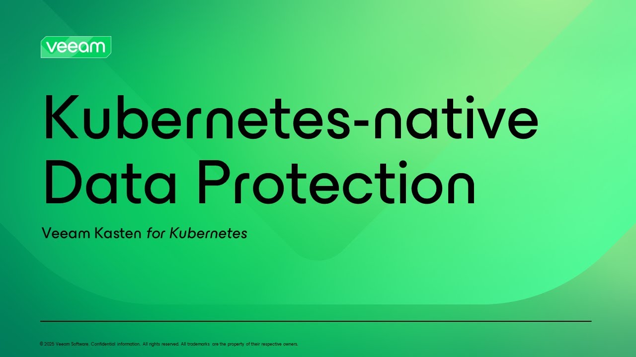 product-demo-kubernetes-native-data-protection-getting-started video