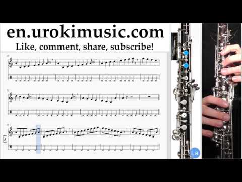 Oboe lessons Calvin Harris ft. Rihanna - This Is What You Came For Sheet Music Tutorial Part#1 um