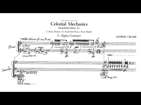 George Crumb - Makrokosmos IV, Celestial Mechanics (1979) [Audio + Score]