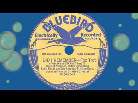 Shep Fields Rippling Rhythm - DID I REMEMBER