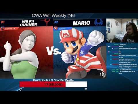 CWA Wifi Weekly 46 - Android (Ness, Mario) vs Fatkid (Wii Fit Trainer) Losers Quarterfinals