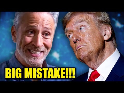 Jon Stewart LAUGHS At Trump As Threat Backfires SPECTACULARLY