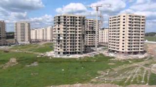 preview picture of video 'Строительство ЖК Новые Снегири 6 июня 2013 года'