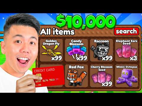 $1 VS $10,000 Grow a Garden ACCOUNT…