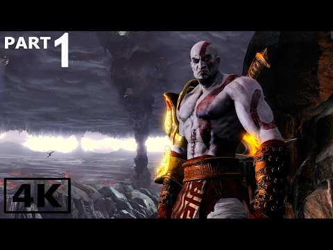 God of War 3 Remastered: Full Walkthrough Gameplay Part 1 [ 4K ]