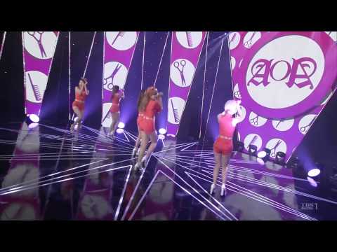 140801 (140708) THE SHOW - AOA 단발머리