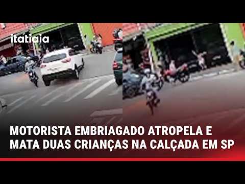 TRAGÉDIA! MOTORISTA BEBÂDO ATROPELA E MATA DUAS CRIANÇAS EM SÃO PAULO!