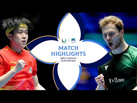 Wang Chuqin vs Benedikt Duda | Match Highlights | #ITTFWORLDCUP 2025