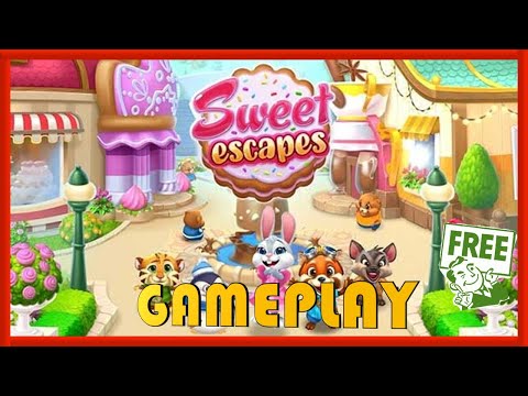 SWEET ESCAPES DESIGN A BAKERY WITH PUZZLE GAMES - ANDROID / IOS - GAMEPLAY - FREE MOBILE GAME