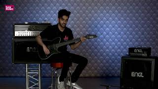 Video thumbnail for Ibanez FR6UCS Prestige Uppercut Black Flat demo by Bax Music UK