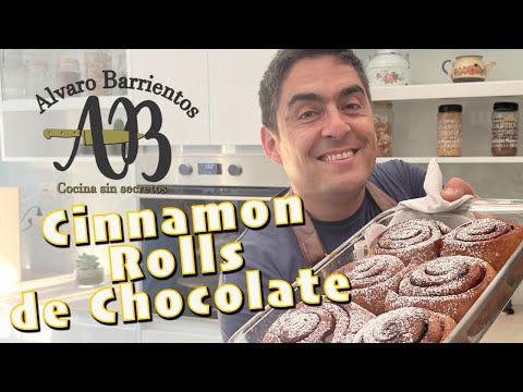 CINNAMON ROLLS DE CHOCOLATE PARA LA FELICIDAD - ROLLOS DE CANELA Y CHOCOLATE POR ALVARO BARRIENTOS