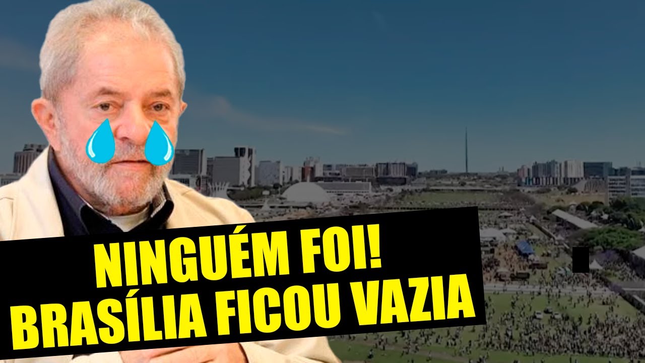 FIASCO! Desfile de 7 de setembro de Lula em Brasília fica vazio e esquerdistas surtam