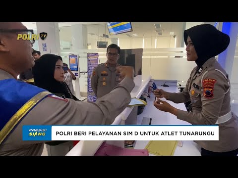 POLRES PURBALINGGA BERI PELAYANAN SIM D UNTUK ATLET TUNARUNGU