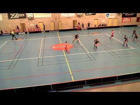 Juniorallsvenskan  Dam 151103 Pixbo Wallenstam IBF - Lindås IBK (6-2) HD Per3