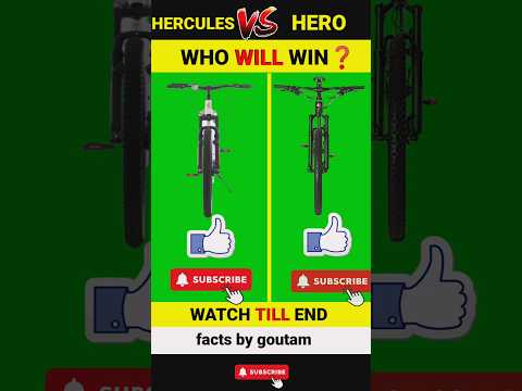 HERCULES VS HERO CYCLE | Best cycle 🤔 | #shorts #ytshorts