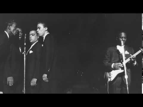 Curtis Mayfield with the original group that made up The Impressions