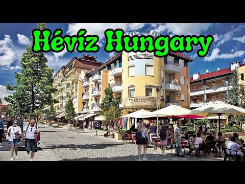 Hévíz Hungary 🇭🇺 | Hévíz Walking Tour | Discover the Beauty of Hévíz Town🏠