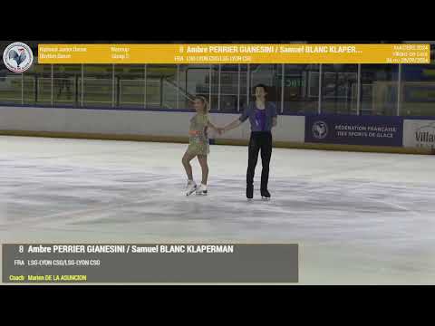 Ambre Perrier Gianesini & Samuel Blanc Klaperman RD French Masters 2024
